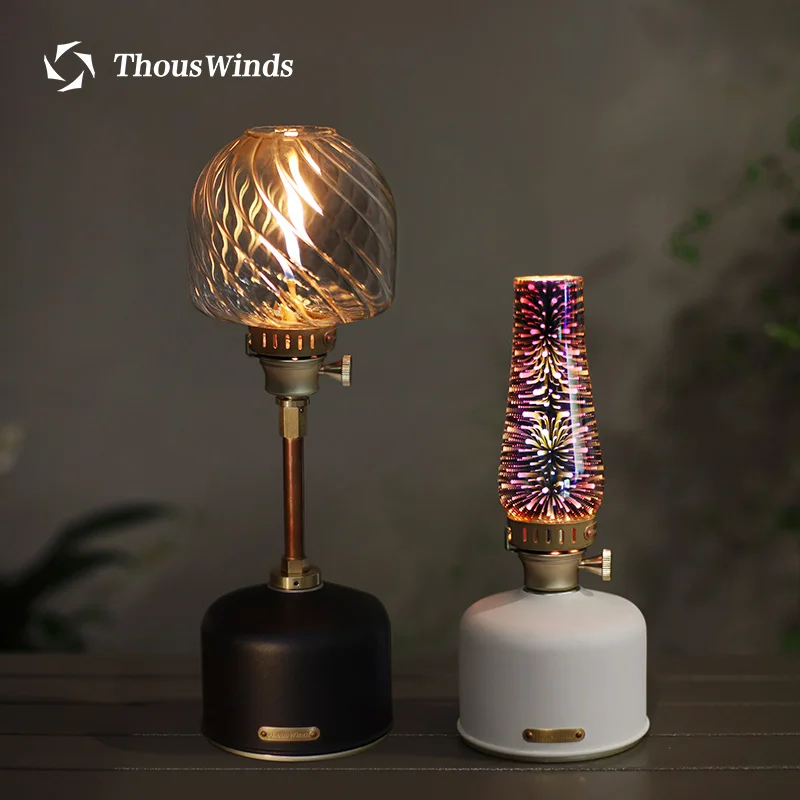 Thous Winds Spark Lantern 3D Fireworks Gas Lantern Outdoor Camping Atmosphere Light Gas Light Lumiere lantern