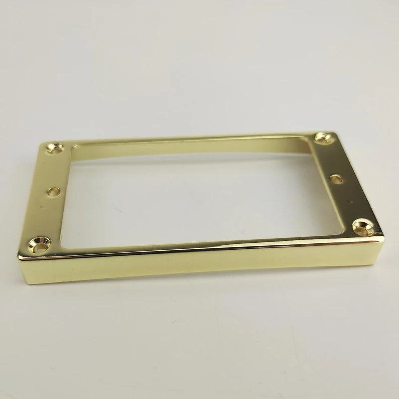 1 Set Gold Humbucker Pickup Frames neck and bridge Pickup Mounting Ring Curved Tapered For LP Electric Guitar