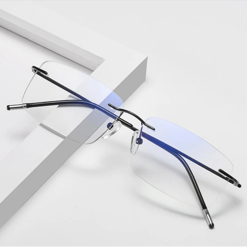 2025 Progressive multifokale Memory-Titan-Randlose Lesebrille für Herren, intelligenter Zoom, Damen, ultraleichte Anti-Blaulicht-Brille – Detail 5