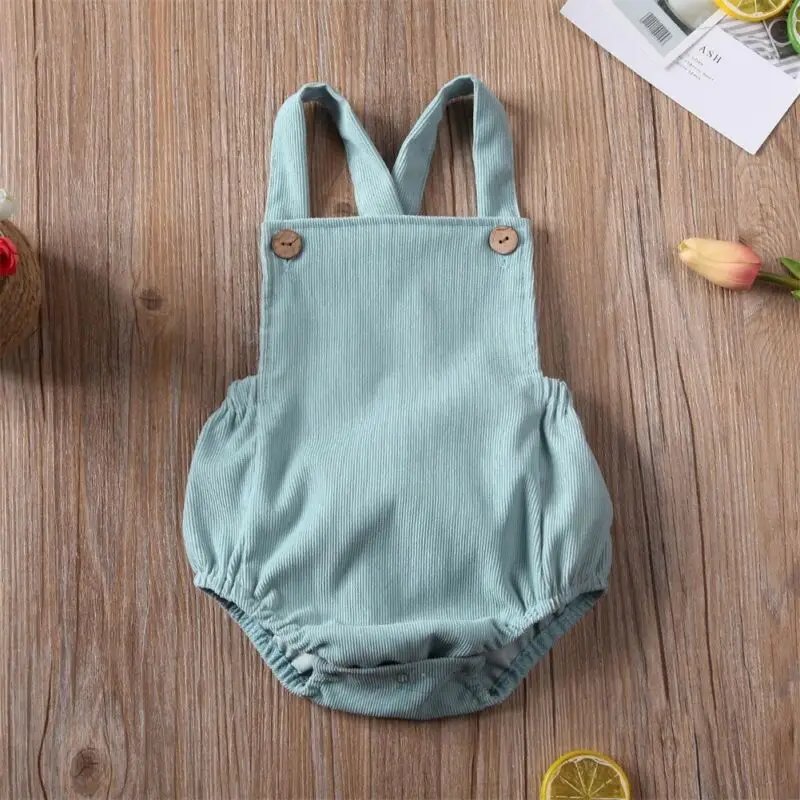 Newborn Infant Baby Boy Girls rompers Velvet playsuit Sleeveless Vest Jumpsuit Winter Autumn Clothes Outfits