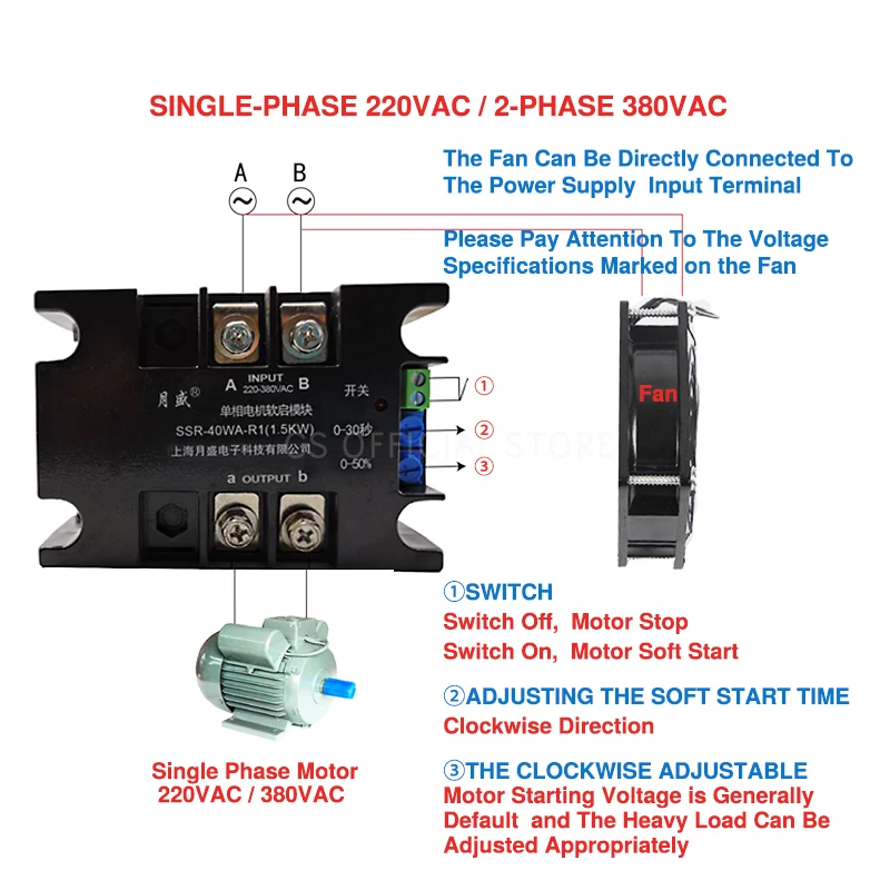 1 Pha Khởi Động Mềm 220V Xe Máy Mềm Khởi Động 2KW 4KW 6KW 8KW Xe Máy Trực Tuyến Mềm Mại Bắt Đầu Cho Quạt Nước bơm