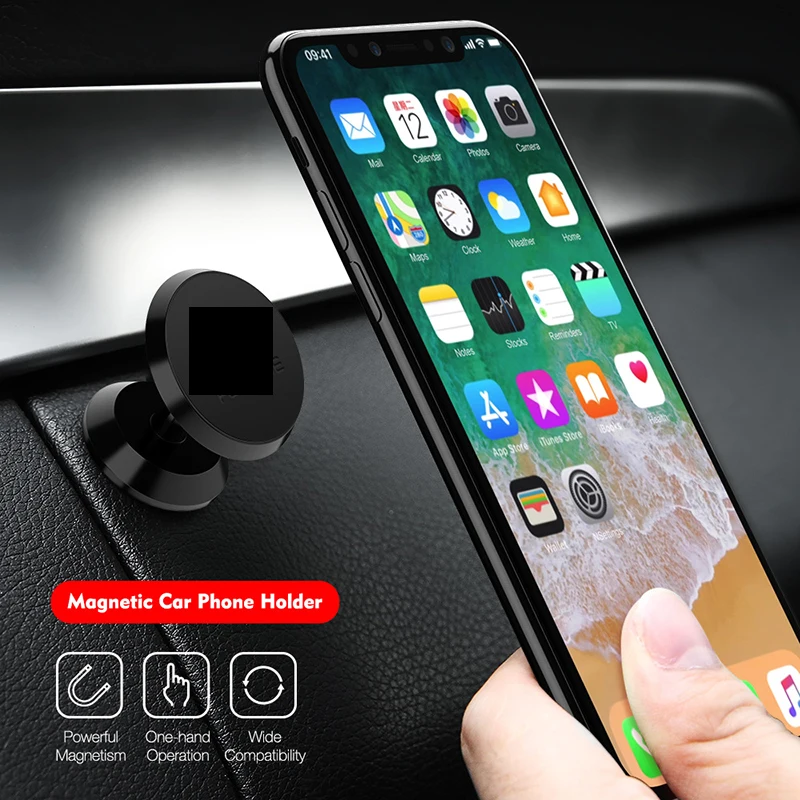 Universal Magnetic Car Phone Holder Stand in Car for iPhone 11 Pro Samsung Magnetic Air Vent Mount Car Phone Holder Support GPS