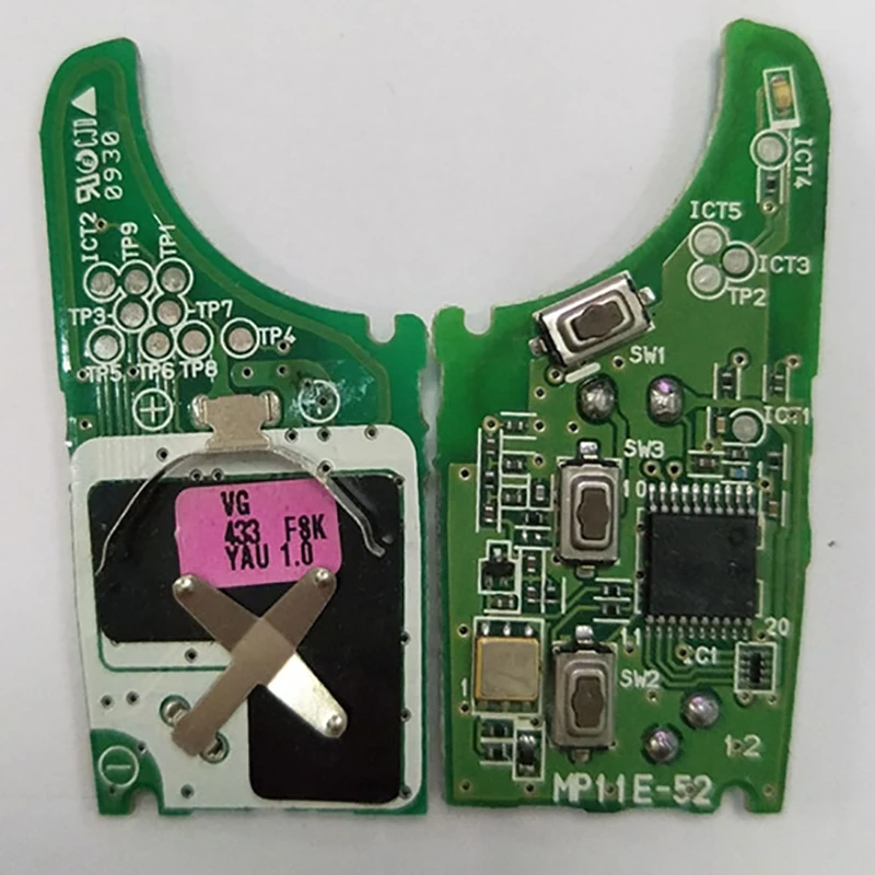 CN051065 3 Button Kia Flip Key 433mhz PCF7936 Chip 95430-3R500 Only PCB Board Original For KIA Cadenza 2014-2016