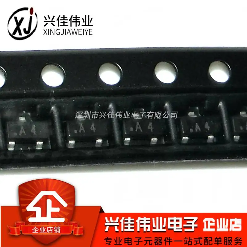 Ban Đầu 100 Cái/BAV70 A4 SOT-23 0.2A/70V