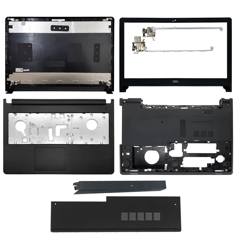 

New For Dell Inspiron 15 5000 5555 5558 5559 CMJK5 0CMJK5 LCD Back Cover​/Front Bezel/Palmrest/Bottom Case/Hinges No Touch