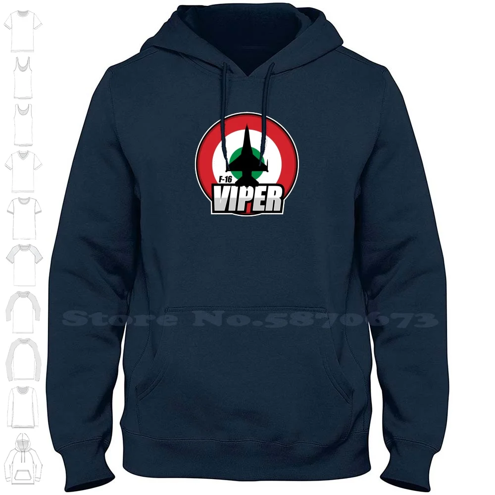 F-16 Viper-Italian Air Force 100% Cotton Hoodie T-Shirt Italy Air Force Italian Air Force F 16 Fighting Falcon F16 Jet F 16