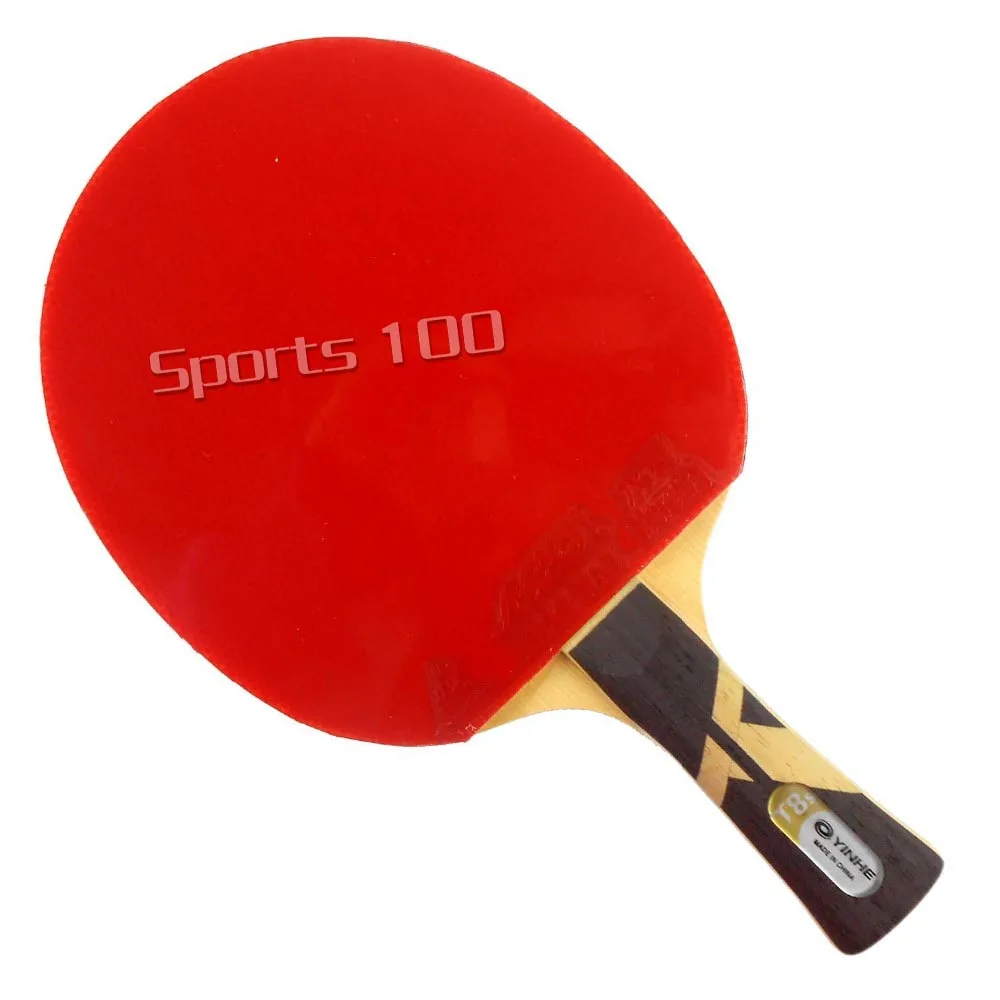 Pro Table Tennis PingPong Combo Racket Galaxy YINHE T8s with 2Pieces Mercury II Long Shakehand FL