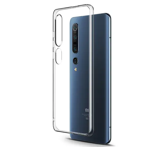 Lüks şeffaf silikon telefon kılıfı için Xiaomi Mi 11 10 Ultra 9 Pro A2 A3 Lite şeffaf yumuşak tam kapak kılıf Poco F2 F3 M3 X3 Pro