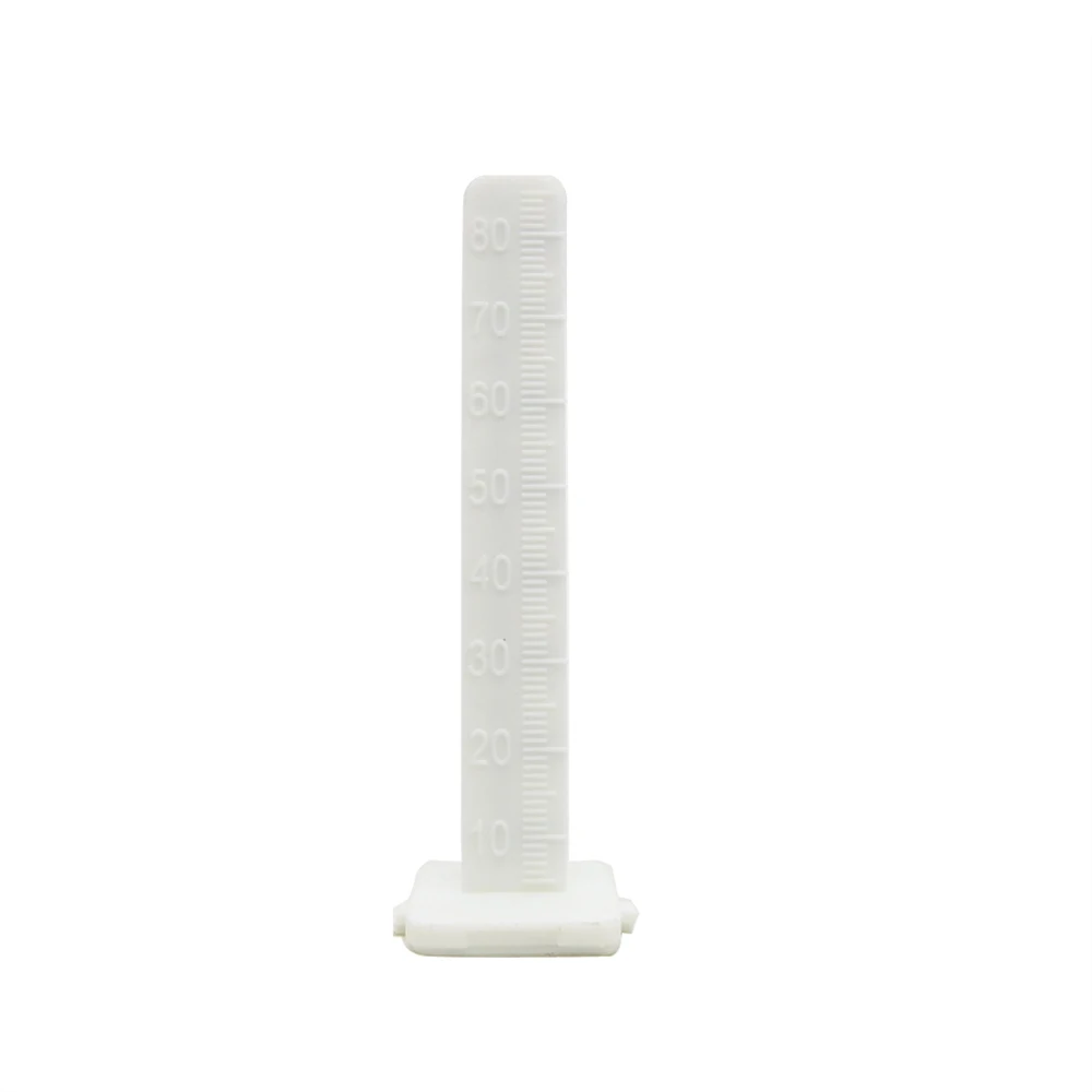 80mm floor professional white plastic adhesive self leveling peg level pin for cement floor level setting  50 pack