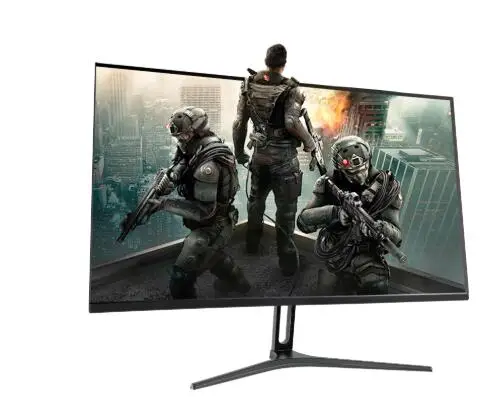 Frameless design 22 inch gaming flat monitor with VGA HDMI interfaces full HD 24