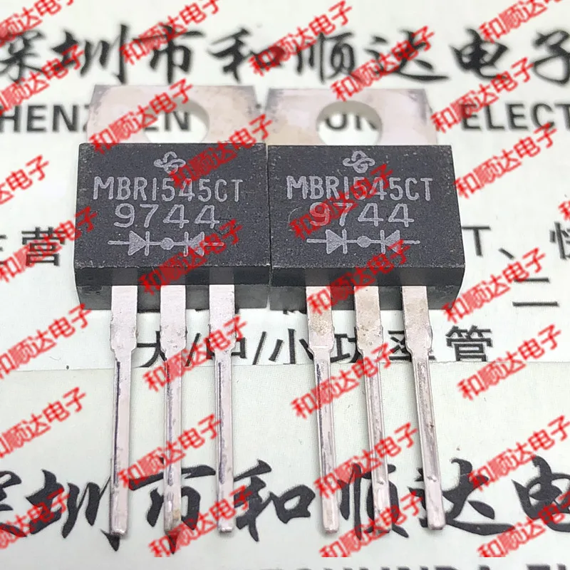 10pcs/lot MBR1545CT New Spot TO-220 SCHOTT 45V 15A