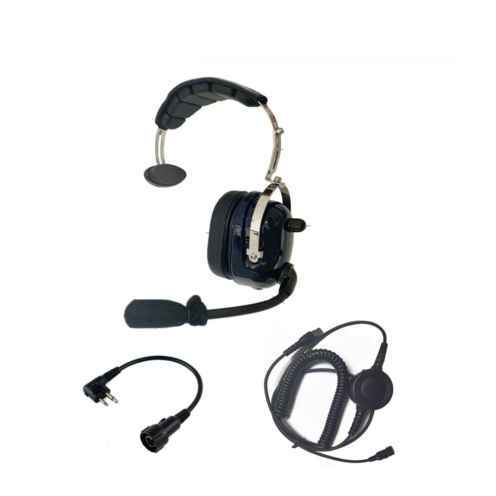 

Walkie Talkie Noise Cancelling Headset with Boom Mic, PPT for CP200, GP300, CP200, CLS446, CLS1110, CLS1410