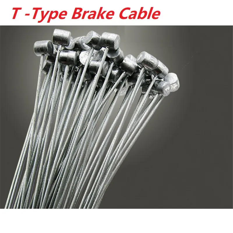 2-3-4-5M T-Type Brake Cable City Bike Mountain Bike Electric Bicycle Motorcycle Brake Line Brake Steel Wire