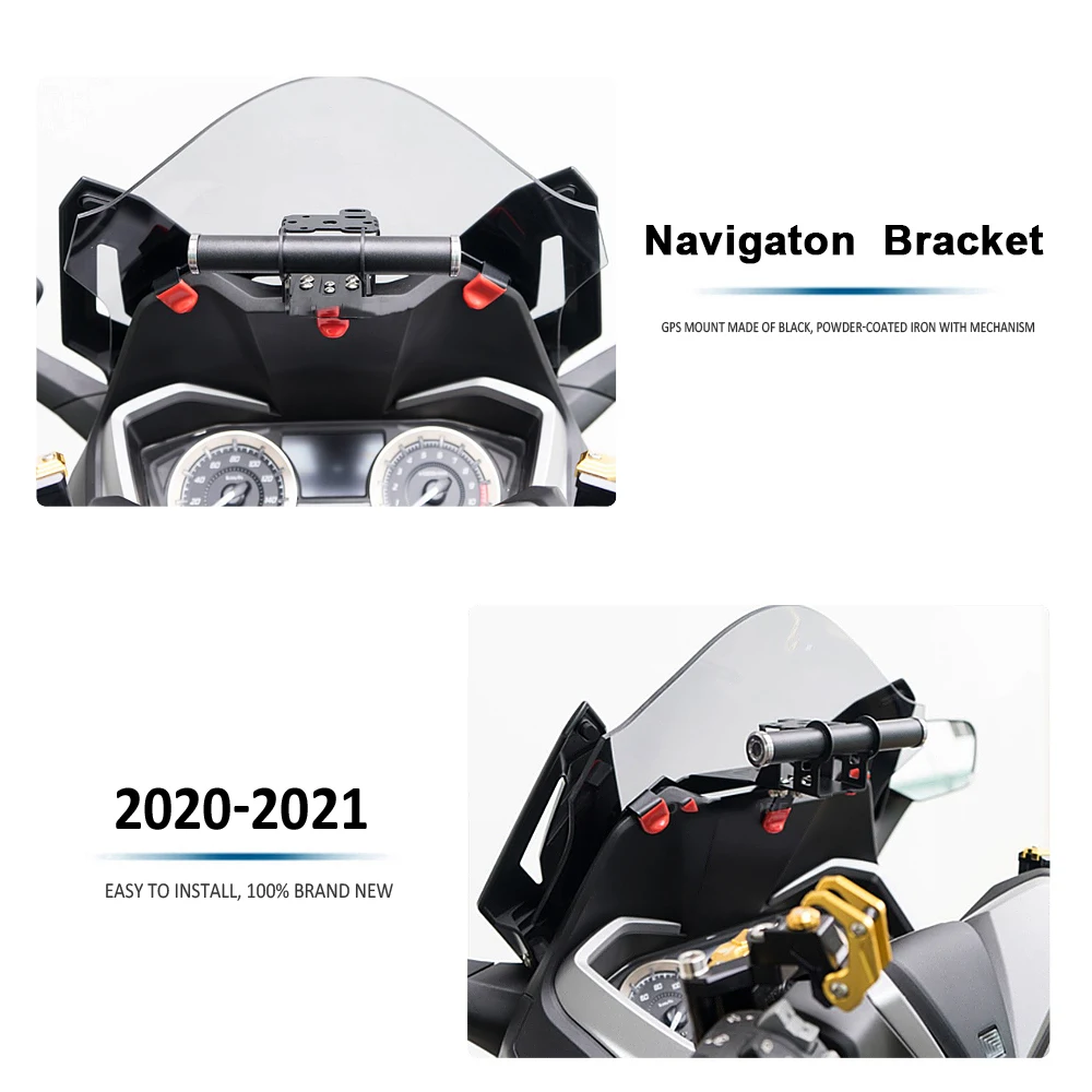 Motorcycle Front Phone Stand Holder GPS Navigaton Plate Bracket For Honda FOR Forza 350 2020 2021 FOR Forza-350