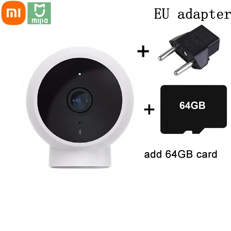 New Version XiaoMi Mijia 2K 1296P HD Smart IP Camera AI Enhanced Motion Detect 2.4G WiFi Infrared Night Waterproof Видеокамера