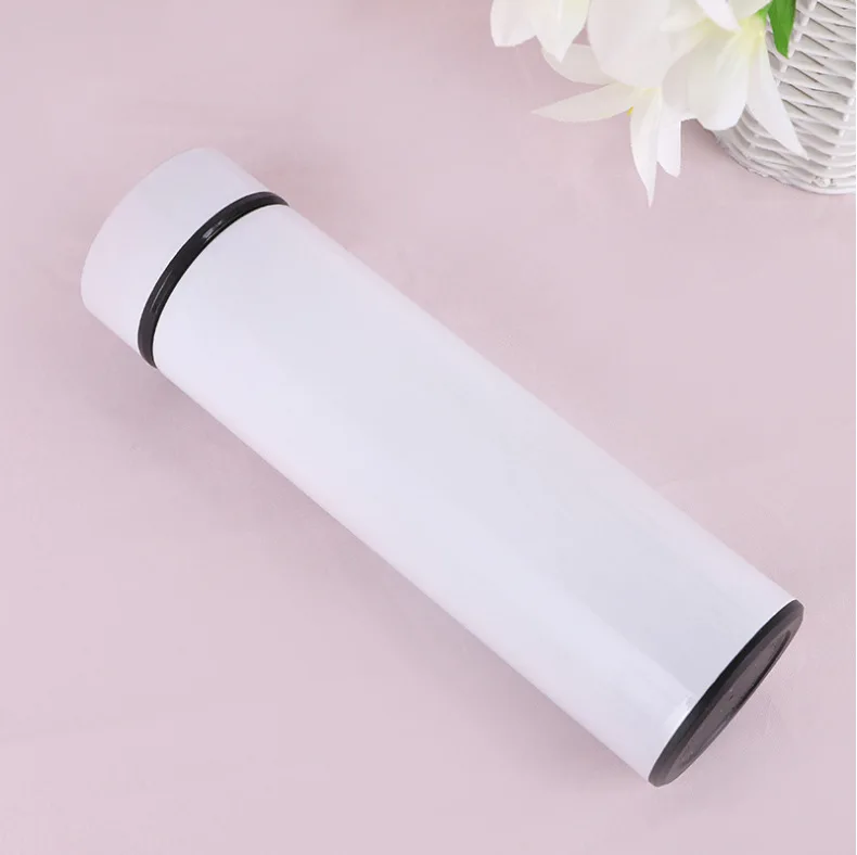 350ml Sublimation Blank Stainless Steel Thermos Water Bottle Custom Logo Vacuum Flasks Thermoses Coffee Cup Christmas Gifts