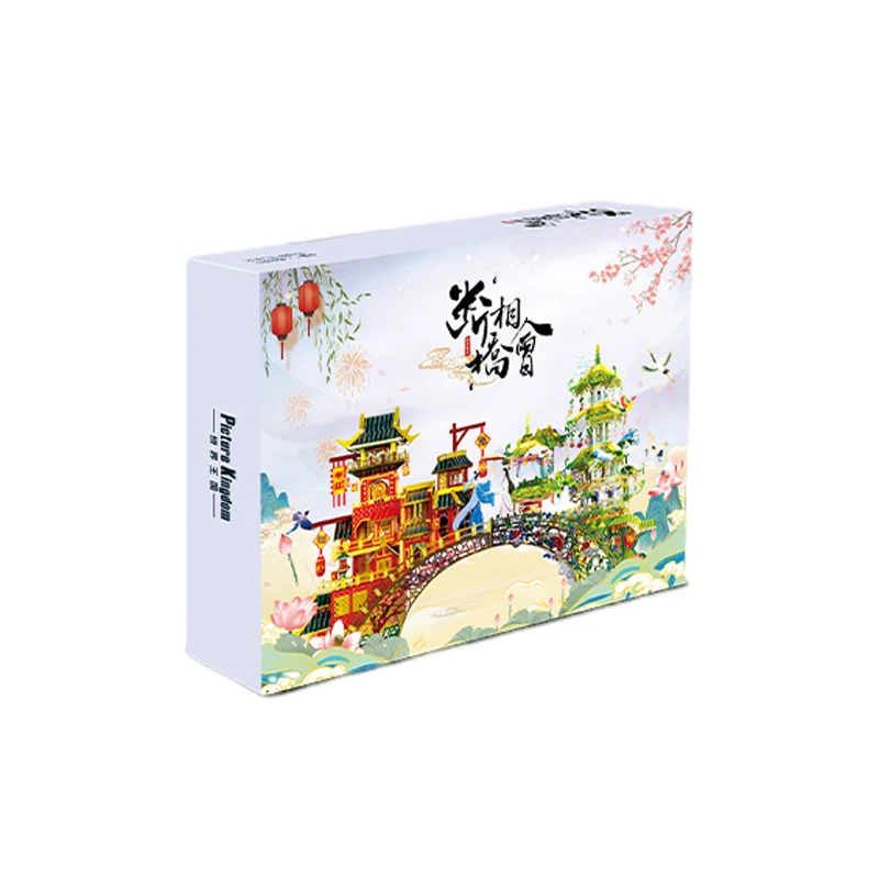 

Picture Kingdom 3D Metal Puzzle Meet at the Broken Bridge building Model kits DIY 3D Laser Cut Assemble Jigsaw Toys GIFT