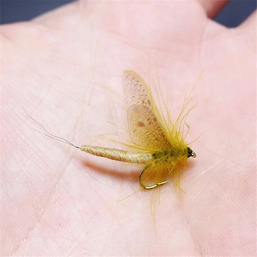 Mayfly moscas secas para trucha: alas finas y flexibles - imagen 2
