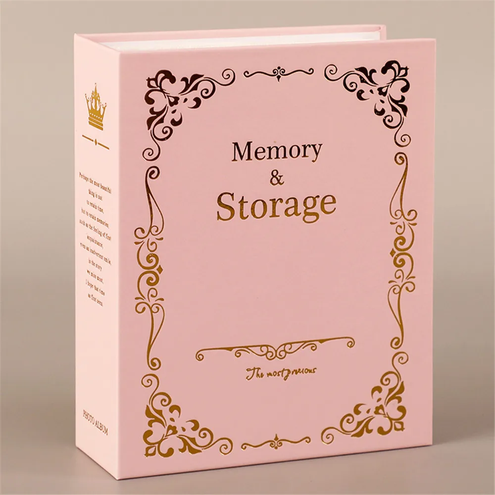 100 Pockets 6 Inch DIY Vintage Photo Albums Picture Case Storage Scrapbooking Picture Case Photo Album Frame For Kids Children