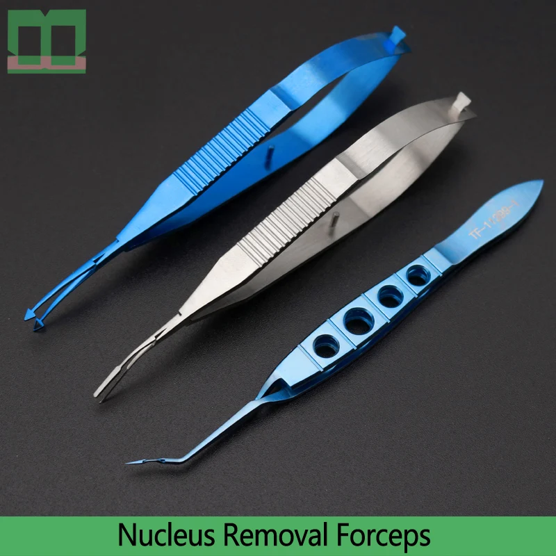 Nucleus Removal Forceps 11.5cm ophthalmology department surgical instruments titanium alloy ophthalmic forceps