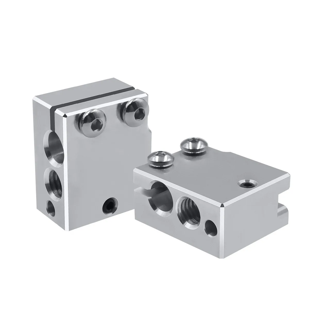 真ちゅう/アルミニウム製の火山ヒーターブロック,3Dプリンター用スペアパーツe3D hoend v6押出機pt100