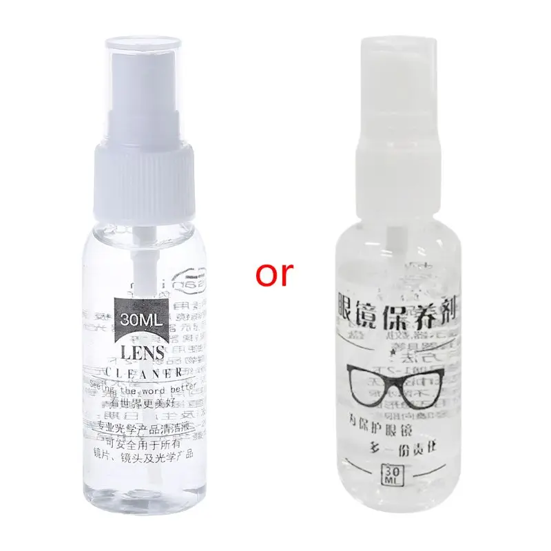 30ml Glasses Lens Cleaner Spray Anti Fog Agent Anti Misting Mirror Sunglasses Screen Cleaning Phone Computer Portable Cleaner