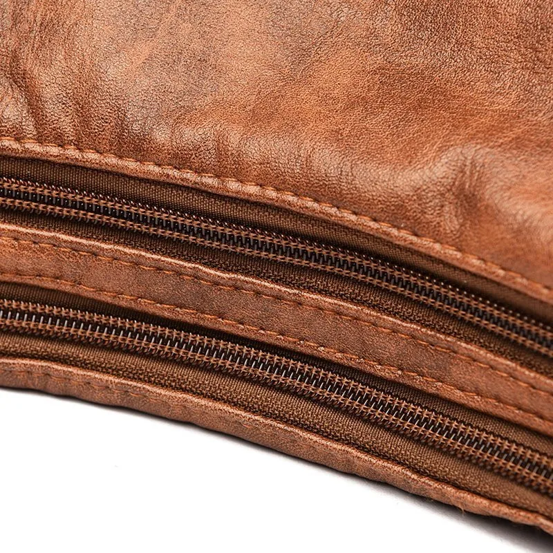 Vintage Frauen Umhängetasche Mode Pu Leder Umhängetasche Designer Geldbörse große Kapazität Handtasche Reisetasche Sack à main – Detail 23