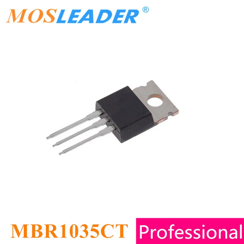 Mosleader 50PCS MBR1035CT TO220 TO220-2 MBR1035 MBR1035 Chinese High quality