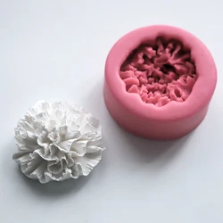 3D Flower Silicone candle Mold Carnation shape Aromatherapy Candle Making Kit Chocolate Cake Decorating Moulds DIY Tools