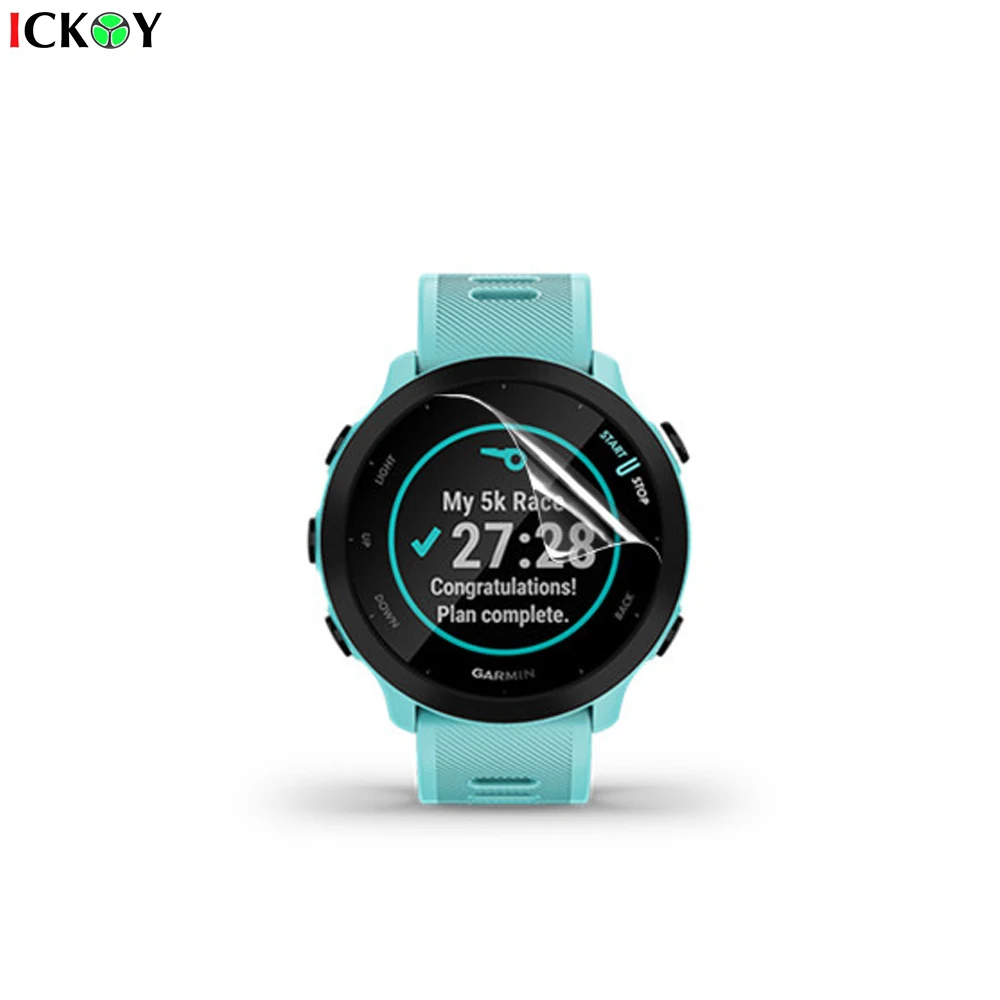 2Pcs Clear LCD Screen Protector สำหรับ Garmin Forerunner 55 45 S 45 Smartwatch อุปกรณ์เสริม