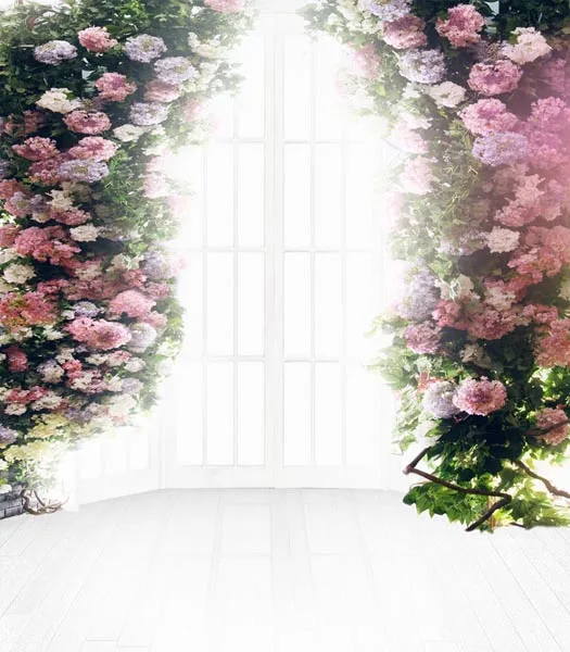 

Фон для свадебной фотосъемки, тканевый фон для фотосъемки с цветами и дверью, аксессуары для фотостудии, Фотофон