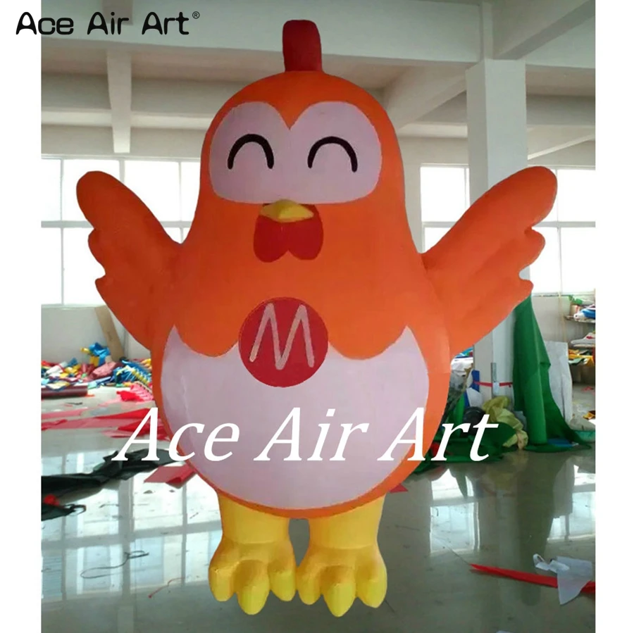 2022 Custom Built Inflatable Angry Bird, Red Little Inflatable Animal Replica For Outdoor Advertising/Event Promotion