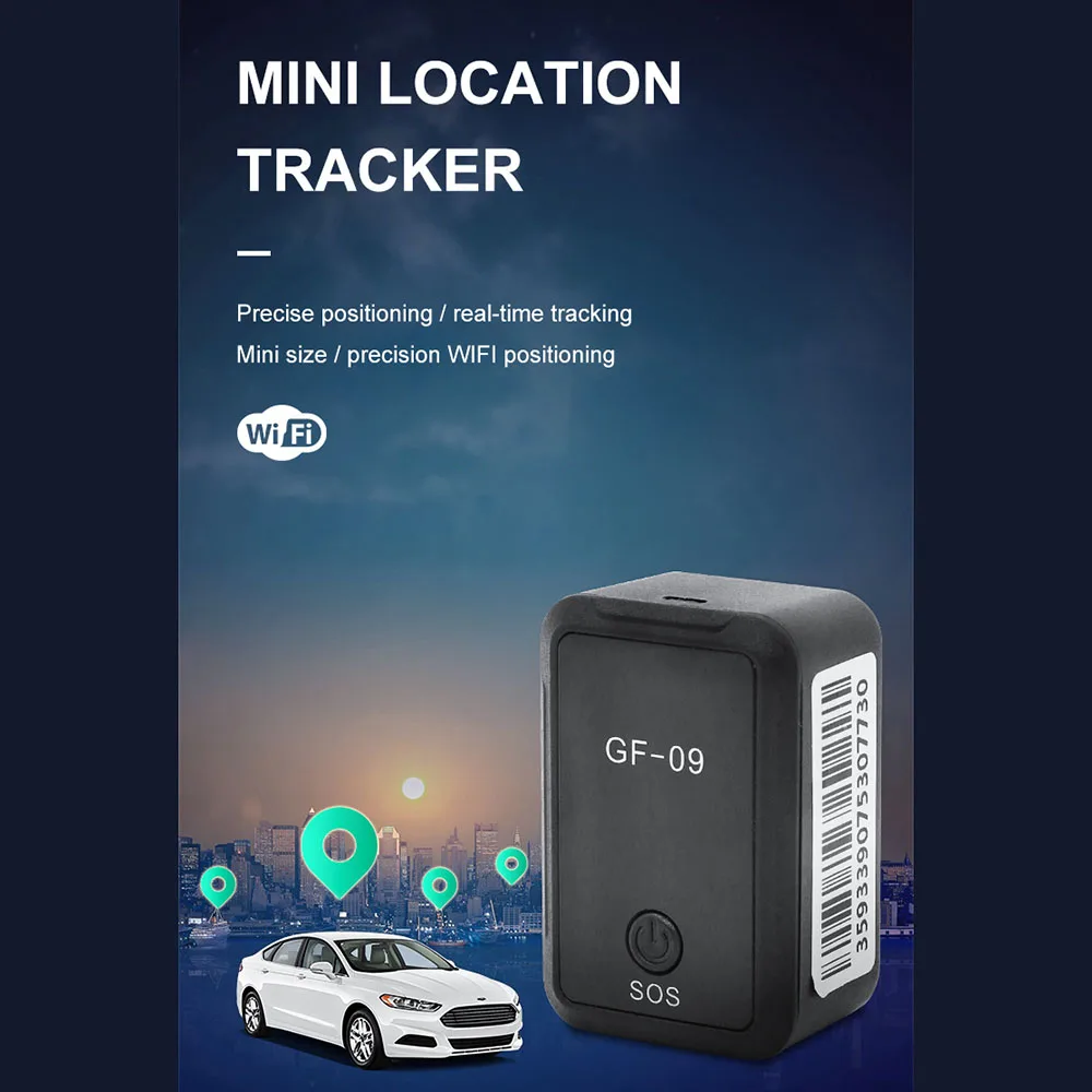 Gf09 mini gps tracker dispositivo anti-roubo gprs localizador de gravação de voz gps rastreador app baixar anti-perdido para idosos e crianças