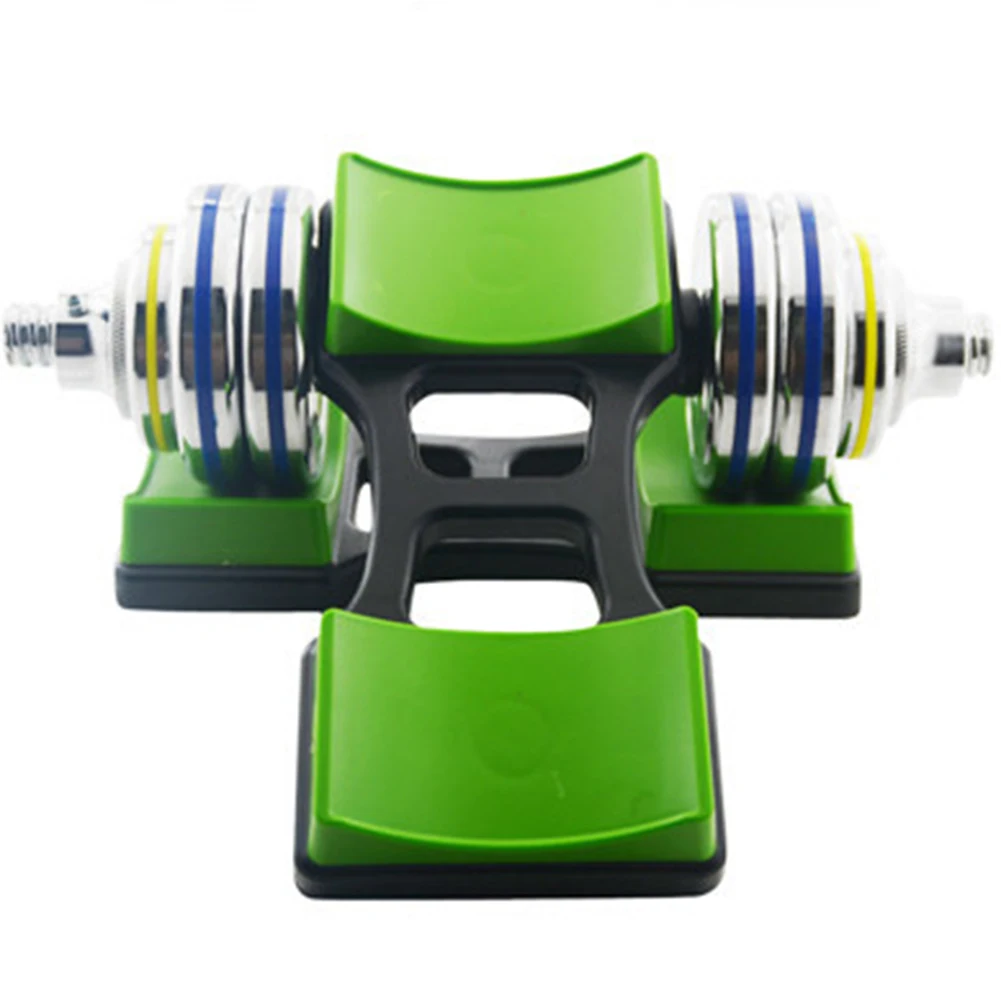 1Pair Dumbbell Bracket Rack Placement Frame Stand Floor Protection Fitness Training Device For Home Dumbbell Holder