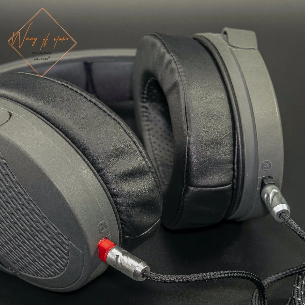 ลึกช้า Rebound หน่วยความจำโฟมแผ่นหูสำหรับ Sennheiser Massdrop X HD58X Jubilee HD6XX หูฟังแผ่นรองหูฟัง