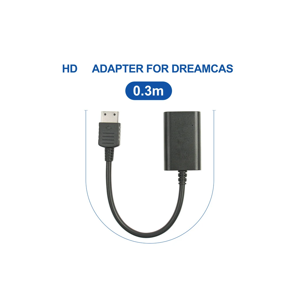 10pcs HD  Adapter Cable For Sega Dreamcast Consoles