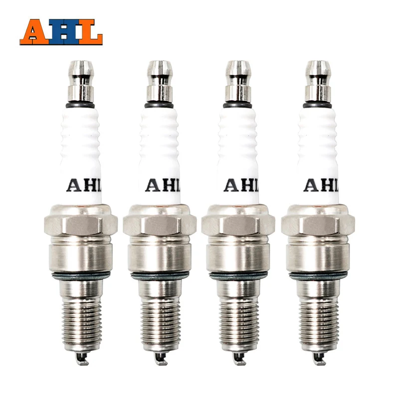 AHL Motorcycle Ignition Spark Plug For Honda AX-1 250 CB-1 NC27 CB400 CB500 CBF125 CBF250 CBR1000RR CBR250 CBR600RR CR125R CHF50 