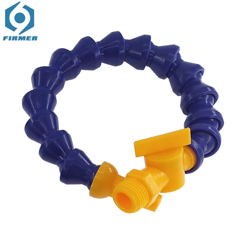 300 400 500 600mm ugello tondo plastica flessibile acqua olio refrigerante tubi flessibili 1/4 per macchina CNC tornio fresatura tubo di raffreddamento