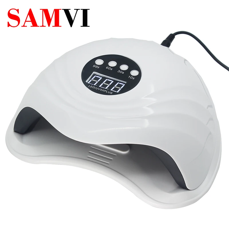 SAMVI  80W 36 LEDS Nail Lamp UV LED Lamp LCD Display SUN5X Nail Dryer For Curing All Gel Polish Nail Manicure Tool