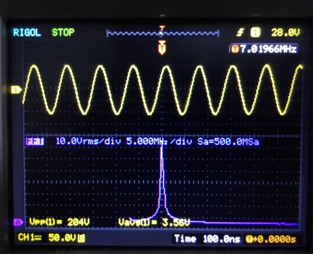 Amplificatore RF lineare da 100W amplificatore di potenza RF ad alta frequenza con filtro passa basso 7MHz per trasmissione wireless HF Ham radio