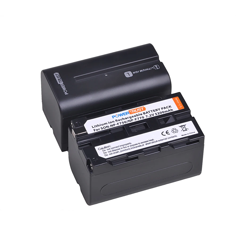 NP-F750 NP-F770 Batterie mit Ladegerät für Sony NP F750 F770 F970 F960 F550 F570 QM91D CCD-RV100 TRU47E NP-QM71D