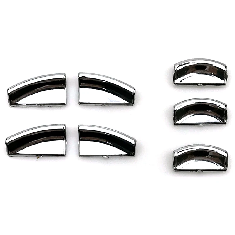 NewFor Mercedes Benz ML GL W166 X166 C W204 E W212 GLK X204 Class Door Lift Button Stickers ABS Chrome Trim Accessories