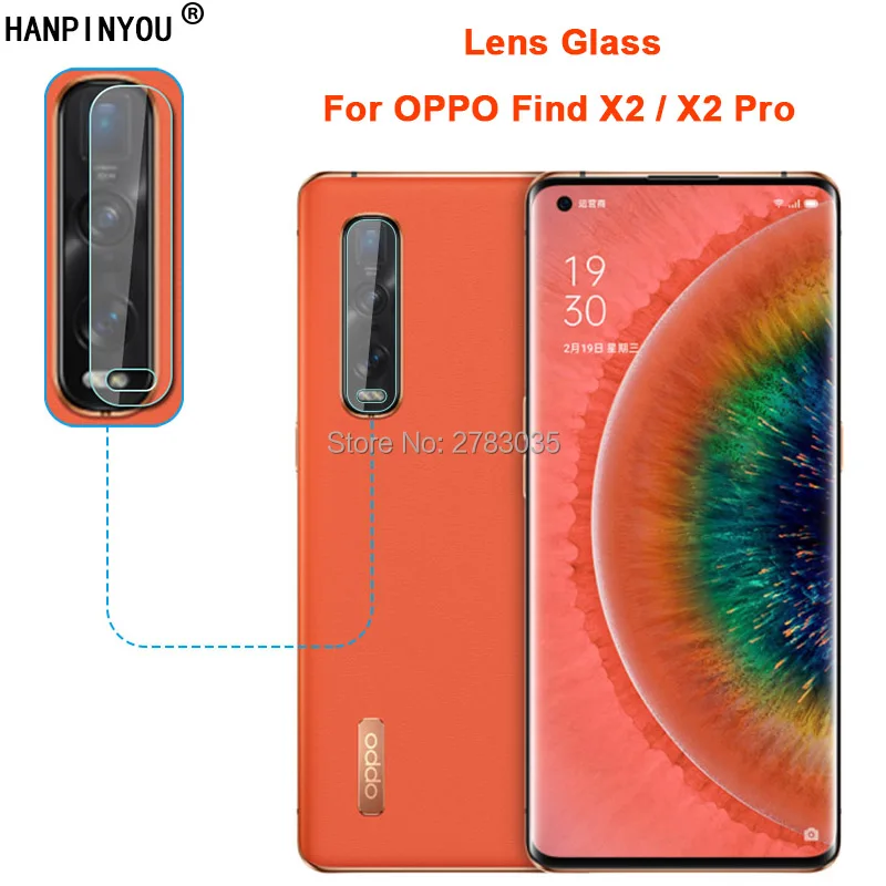 For OPPO Find X2 Pro / X2 5G Clear Ultra Slim Back Camera Lens Protector Rear Camera Lens Cover Tempered Glass Protection Film