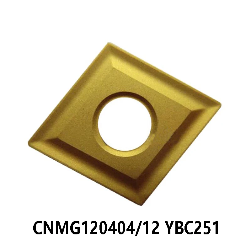 

100% Оригинальные CNMG120404 CNMG120412 YBC251 твердосплавные вставки для стали CNMG 120404 120412 токарный станок с ЧПУ