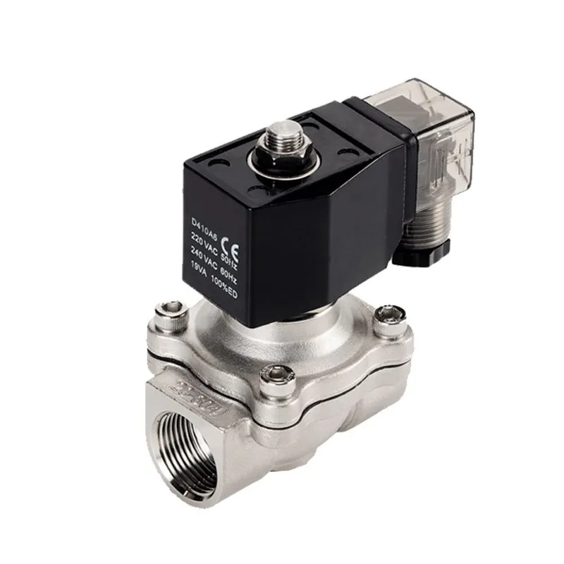 

3/4" Stainless Steel 220v Water Solenoid Valve Normally Closed DN20 Waterproof Solenoid Valve