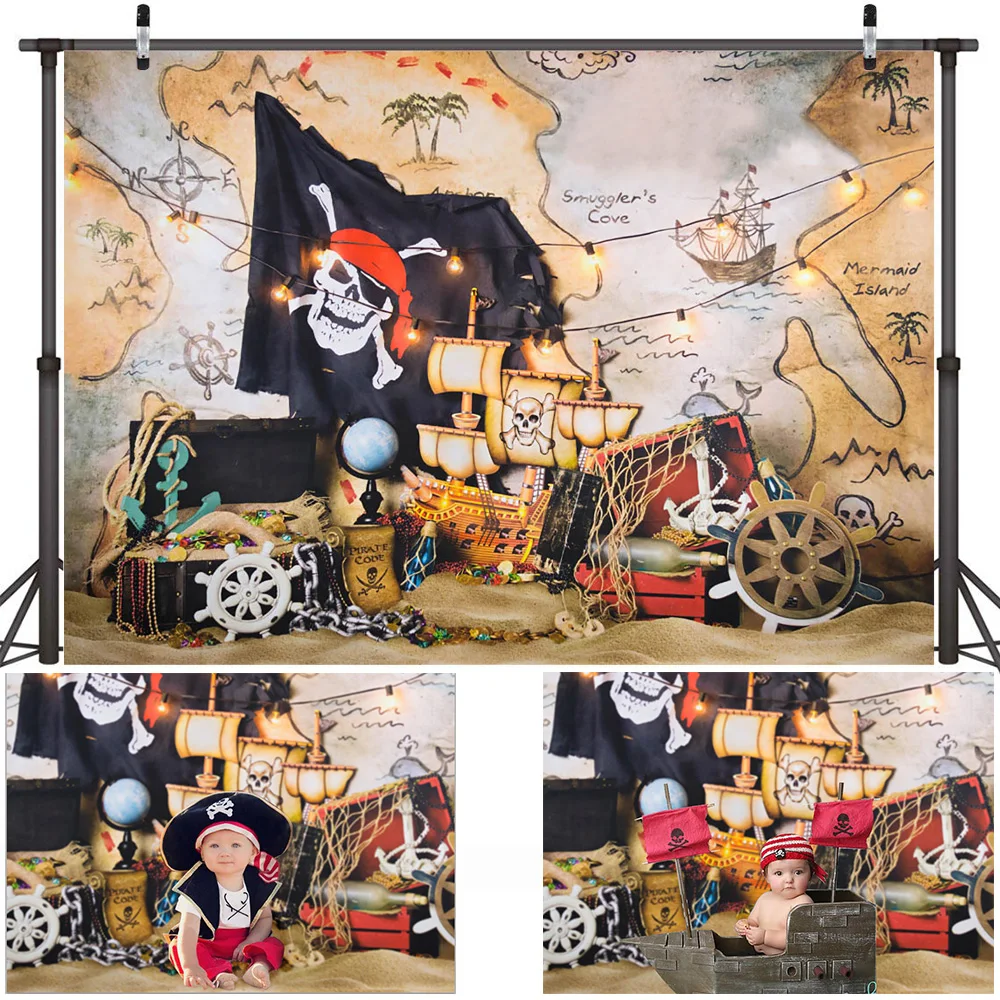 Children Portrait Backdrop for Photo Studio Newborn 1st Birthday Cake Smash Background Photography Party Decoration Photo Shoot