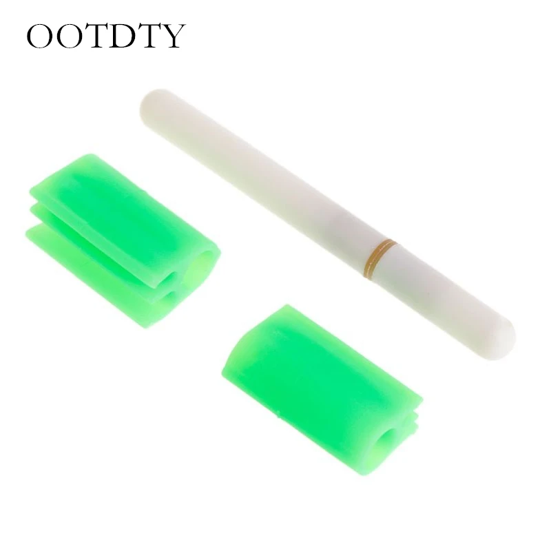 Barra electrónica pesca barra luminosa luz LED extraíble flotador impermeable aparejos noche plástico sin batería