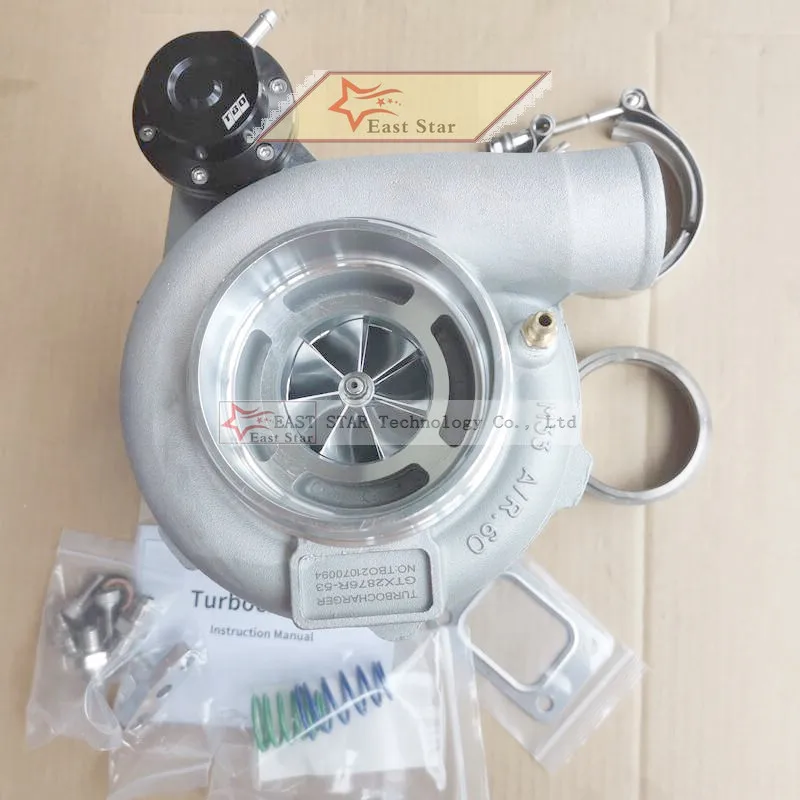 Universal Turbo Dual Ball Bearing GTX2876R GT2876R Billet wheel 340-550HP Racing Turbocharger Compressor AR 0.6 Turbi