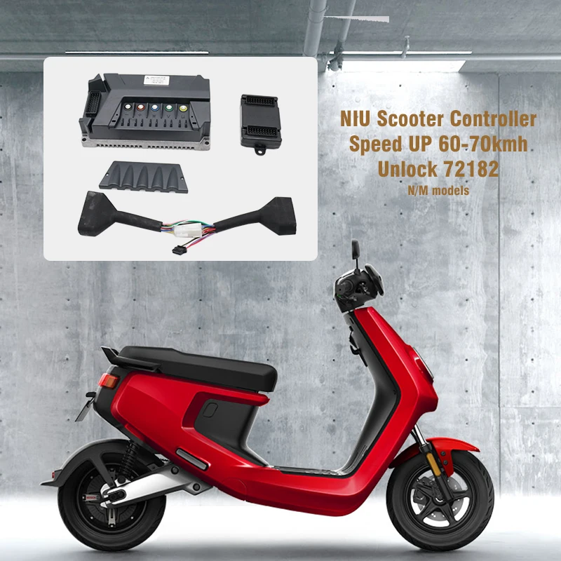 Niu Scooter Controller Programmable Direct-on Unlock 72182 Speed Up 60KMH 70KMH Motor Driver For N1S N1 Model