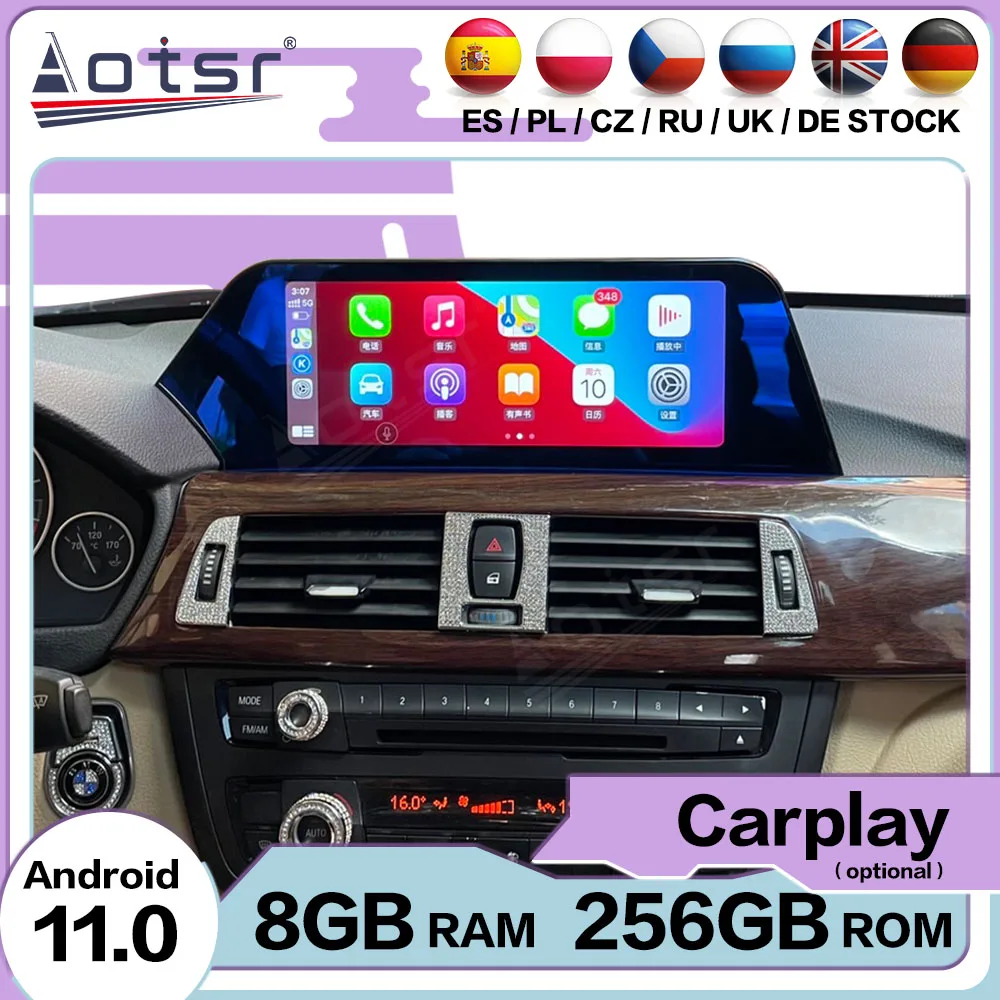 

256G Carplay Android 11 Multimedia For BMW X3 F25 X4 F26 2011 2012 2013 2014 2015 2016 2017 GPS Navi Car Stereo Radio Head Unit